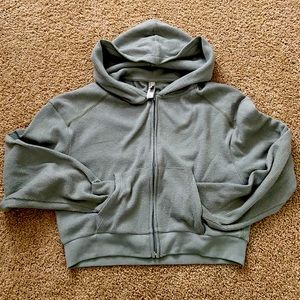 Skims Crop Top Hoodie